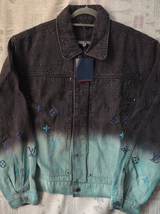 Louis Vuitton Other - Louis Vuitton Monogram Gradient Embroidered Denim Jacket